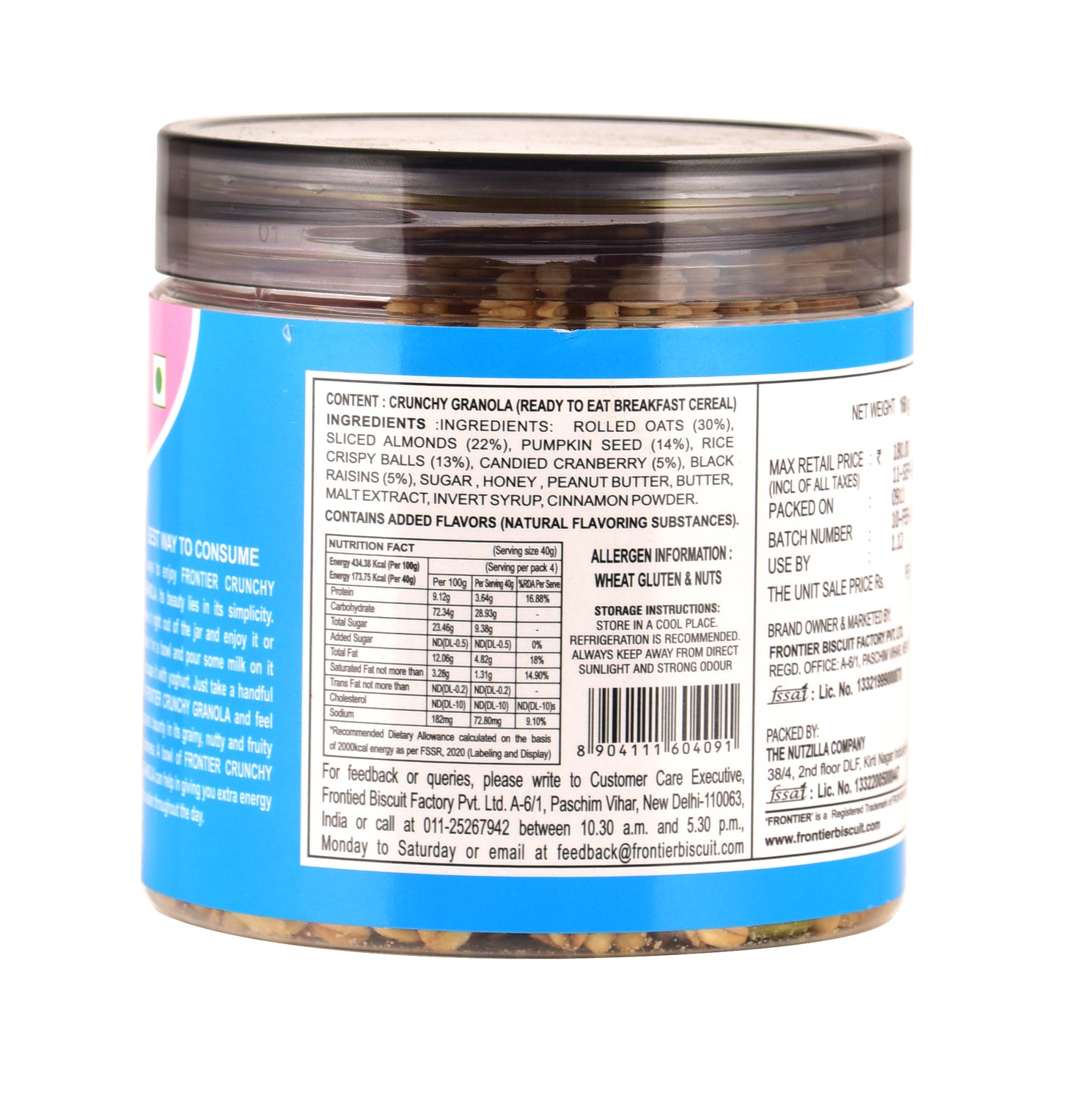 CRUNCHY GRANOLA (160 GM)