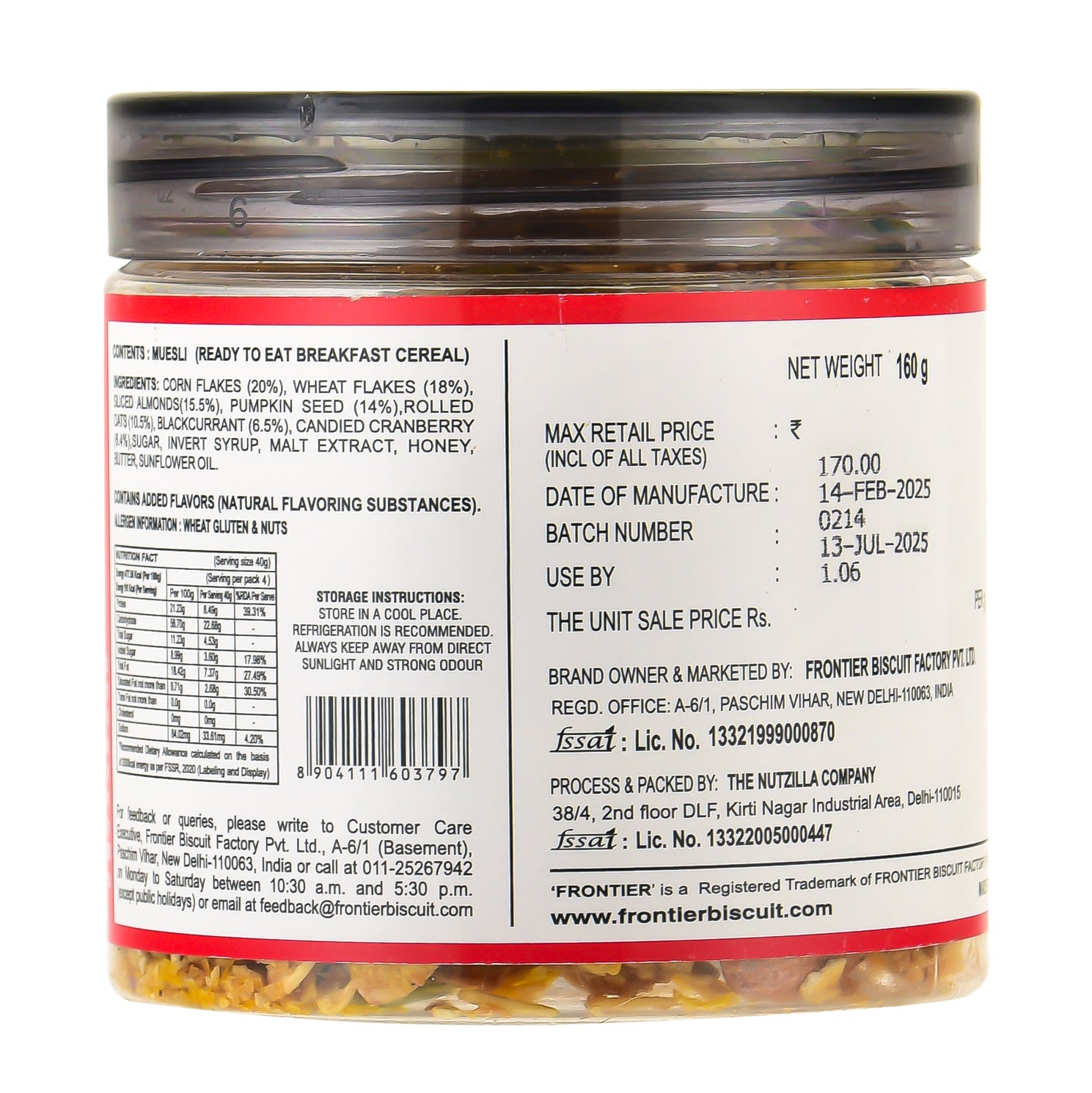 MUESLI (160 GM)