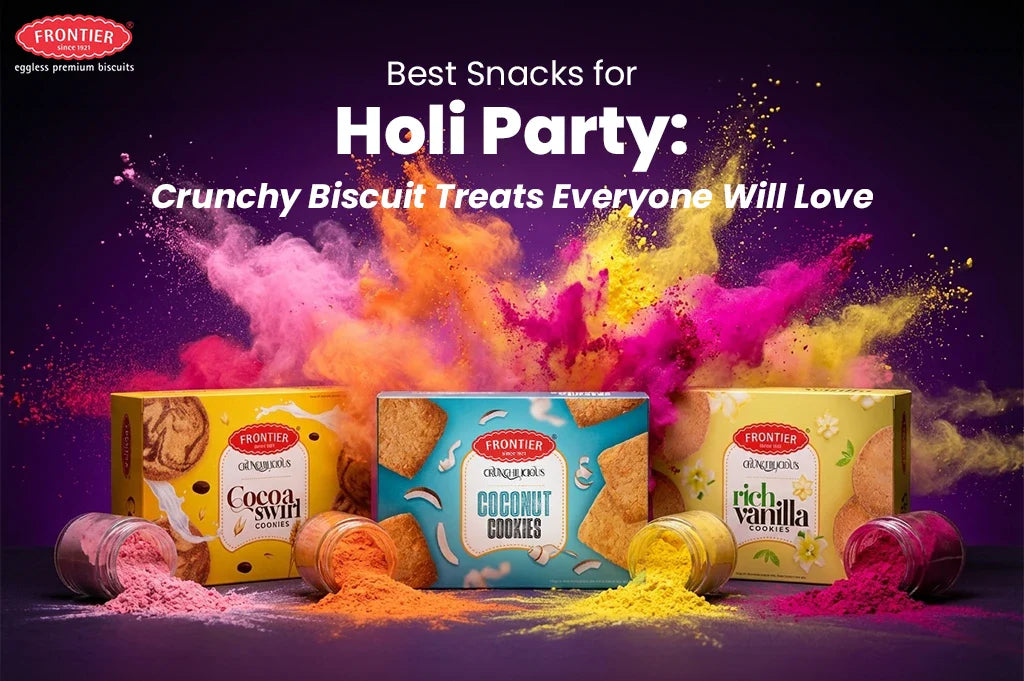 Best Snacks for Holi Party: Crunchy Biscuit Treats Everyone Will Love